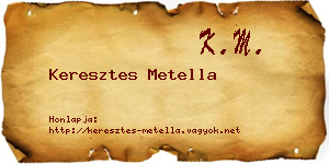 Keresztes Metella névjegykártya